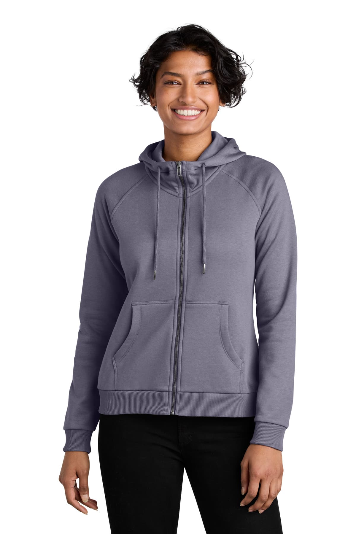AllMade Allmade Women's Organic CVC Fleece Full-Zip Hoodie AL5003