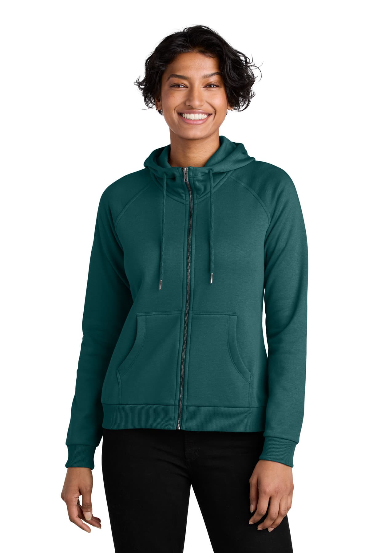 AllMade Allmade Women's Organic CVC Fleece Full-Zip Hoodie AL5003