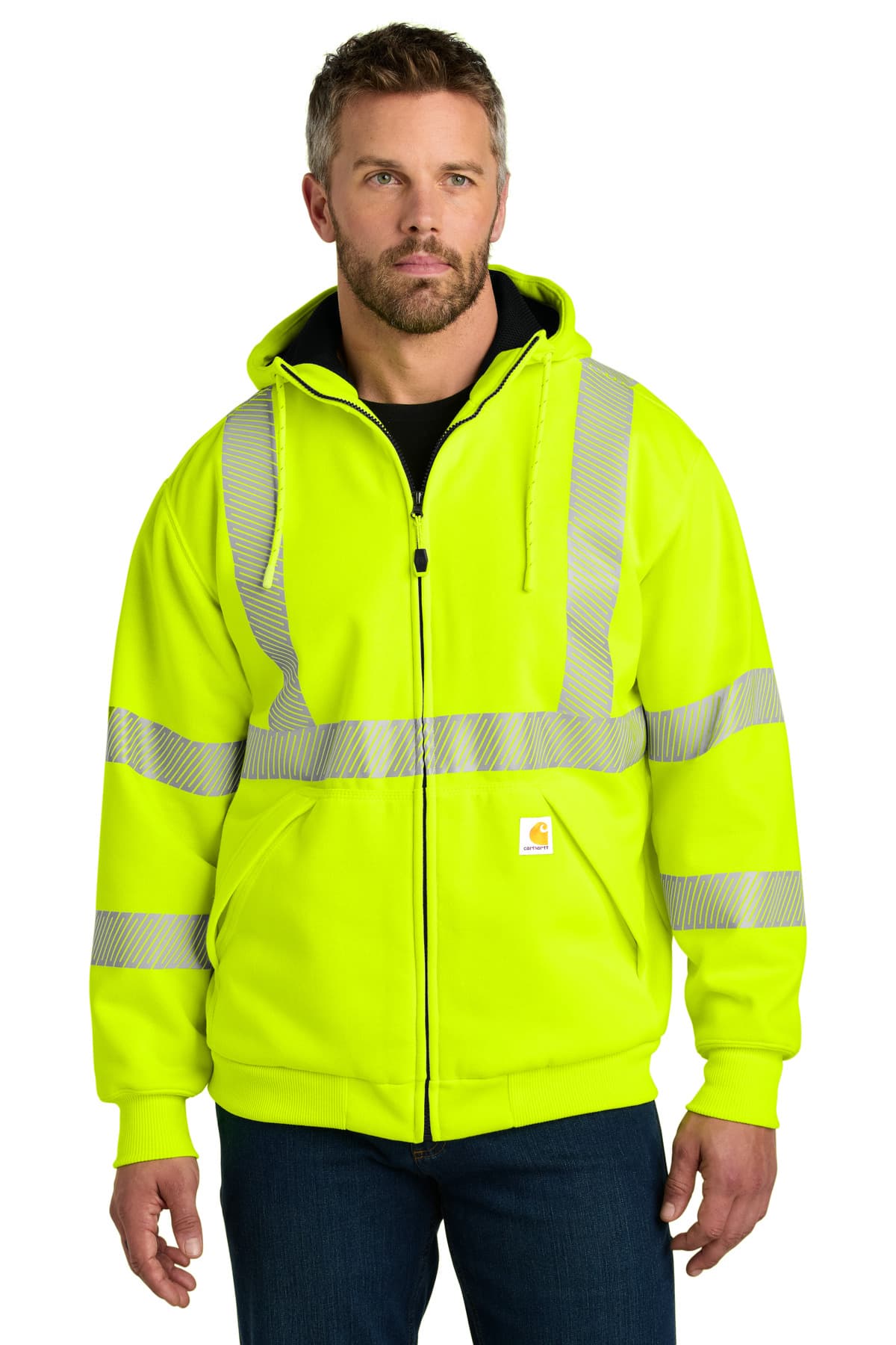 Carhartt Carhartt ANSI 107 Class 3 Lined Full-Zip Sweatshirt CT104988