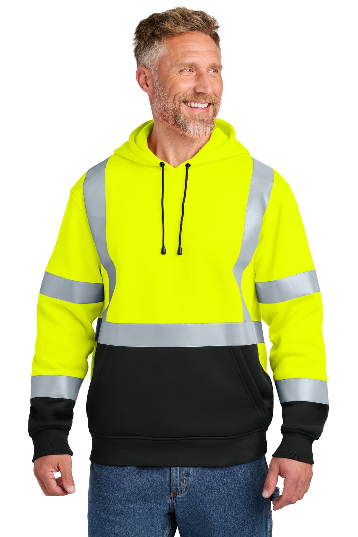 CornerStone CornerStone ANSI 107 Class 3 Heavy-Duty Fleece Pullover Hoodie CSF301