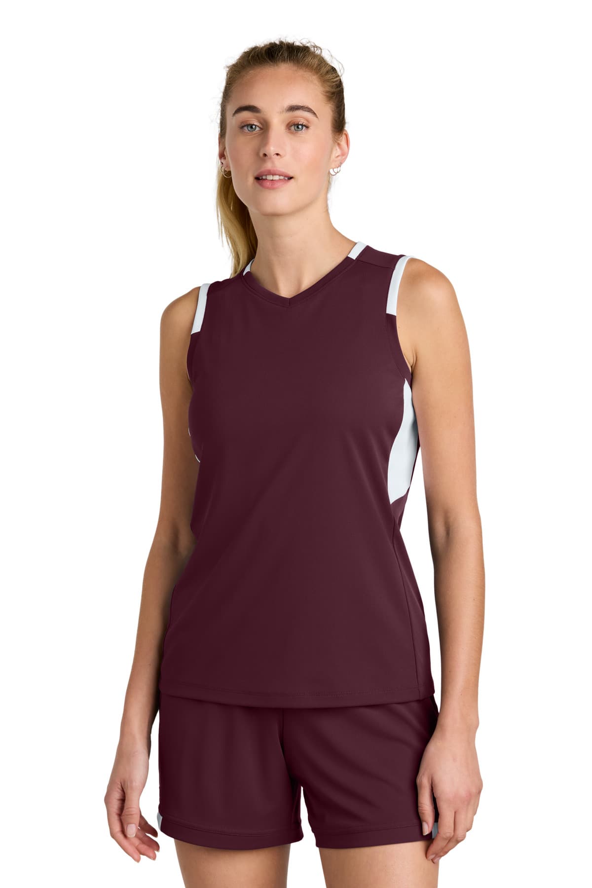 Sport-Tek Sport-Tek Women's Club Sleeveless V-Neck LST441
