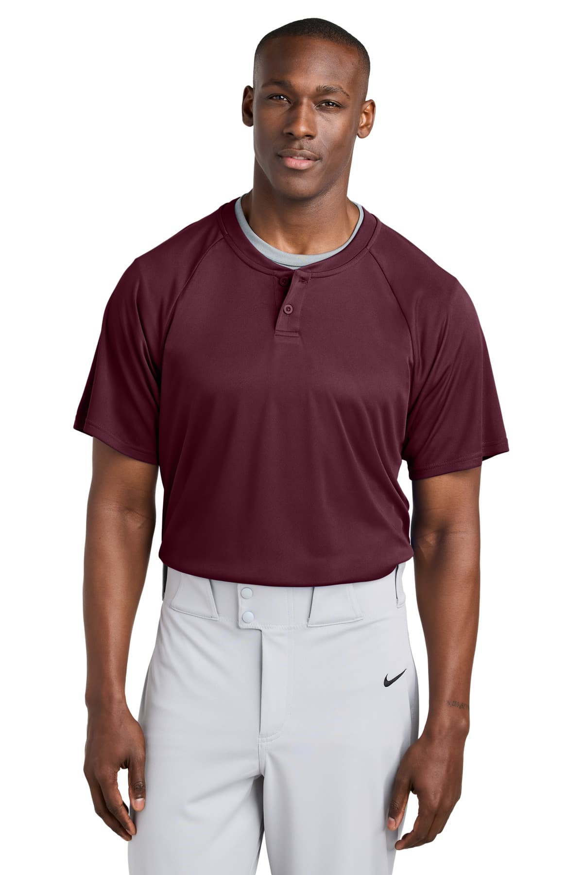 Sport-Tek Sport-Tek PosiCharge Competitor 2-Button Henley ST359