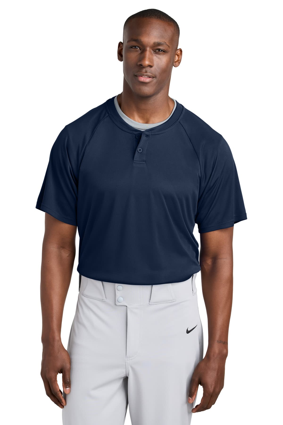 Sport-Tek Sport-Tek PosiCharge Competitor 2-Button Henley ST359