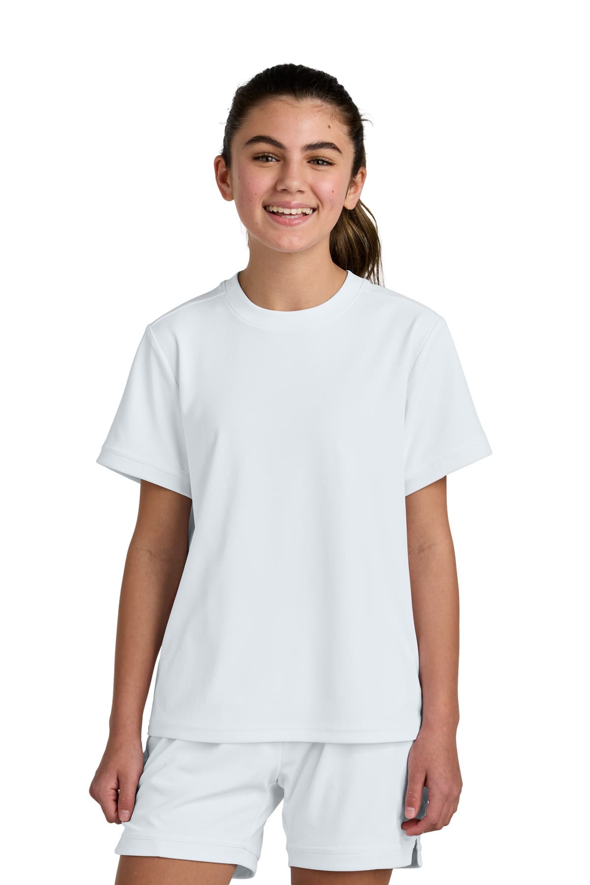 Sport-Tek Sport-Tek Youth Club Short Sleeve Crew YST440