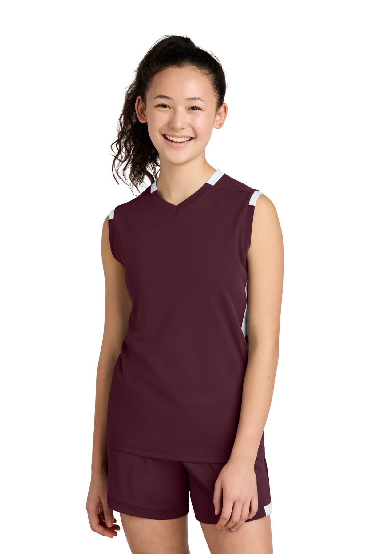 Sport-Tek Sport-Tek Youth Club Sleeveless V-Neck YST441