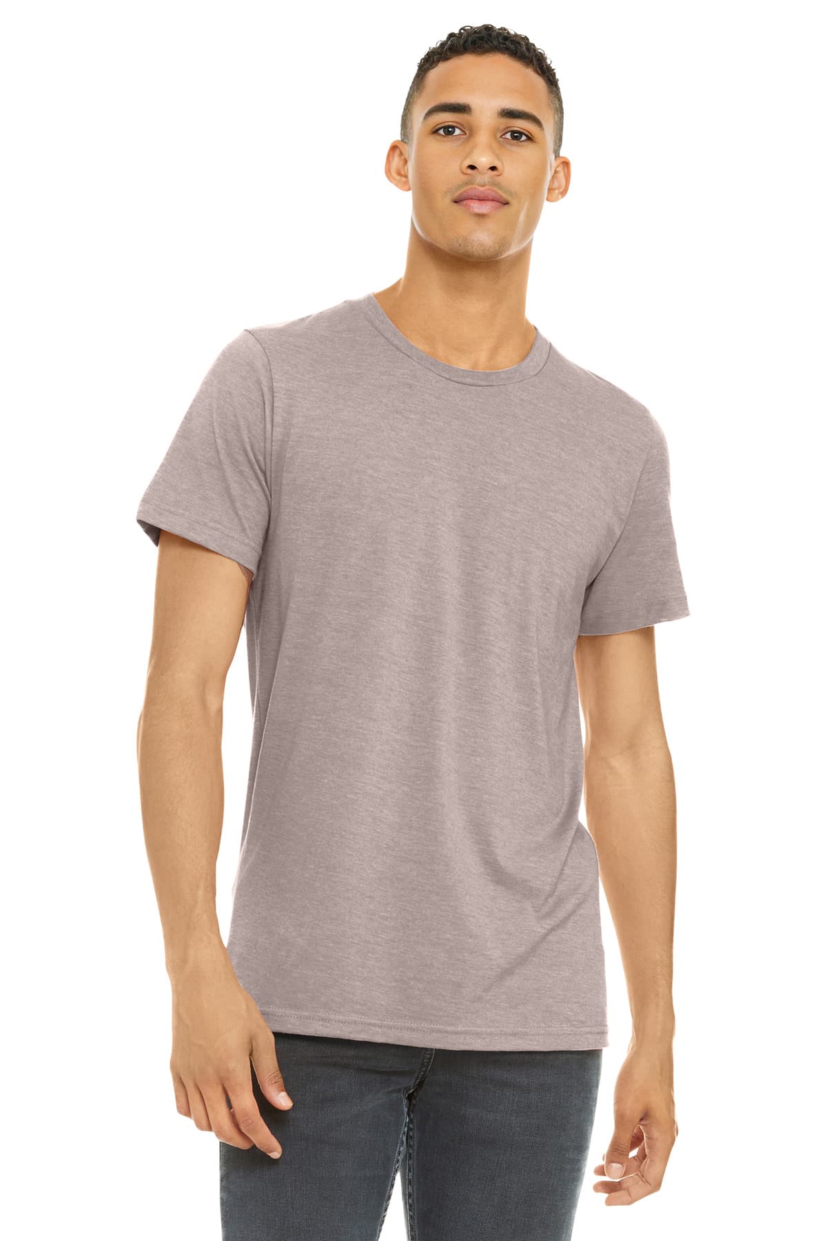 Bella + Canvas BELLA+CANVAS  Unisex Heather CVC Short Sleeve Tee. BC3001CVC