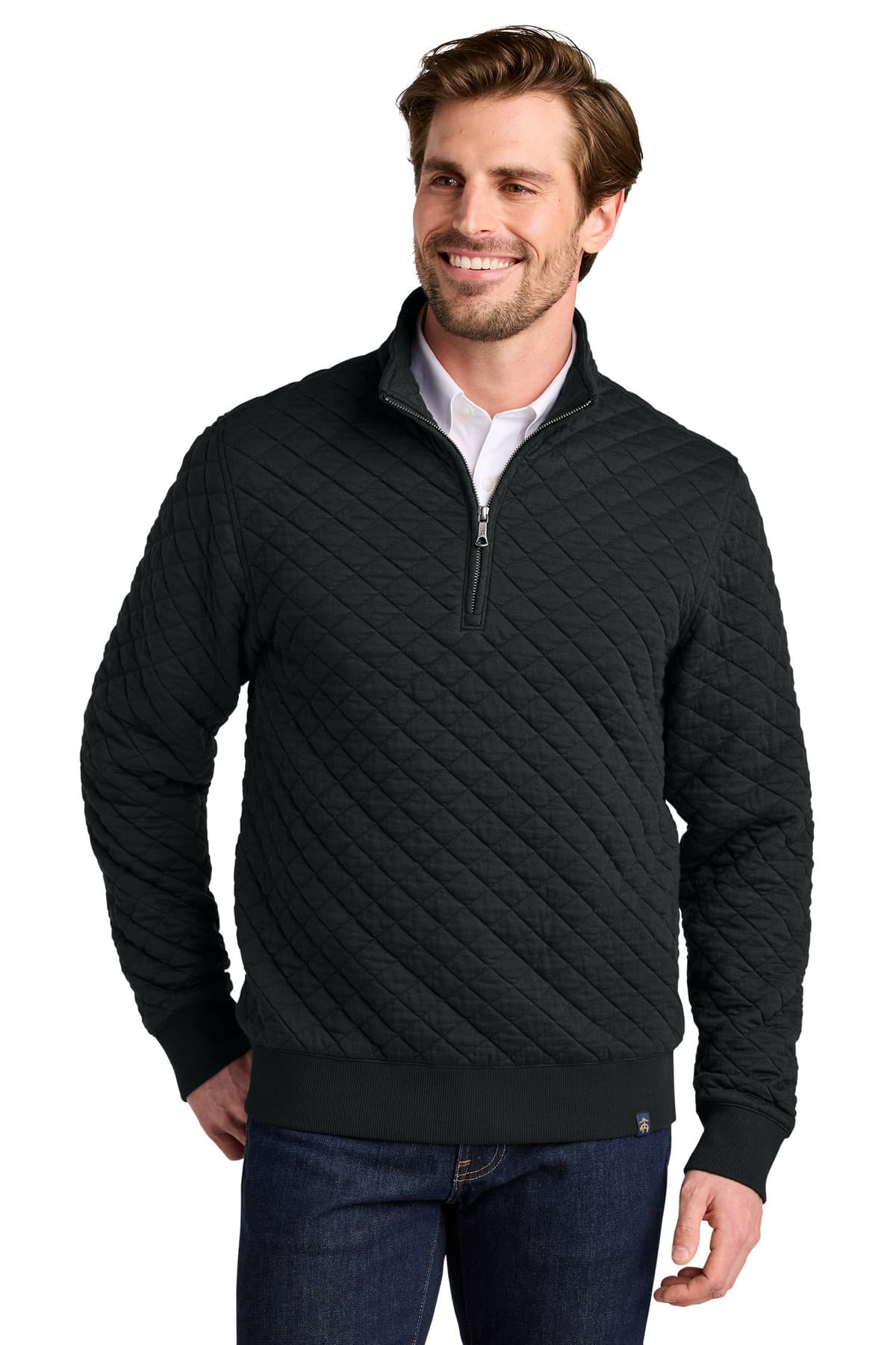 Brooks Brothers Brooks Brothers Diamond Quilt 1/4-Zip BB18212
