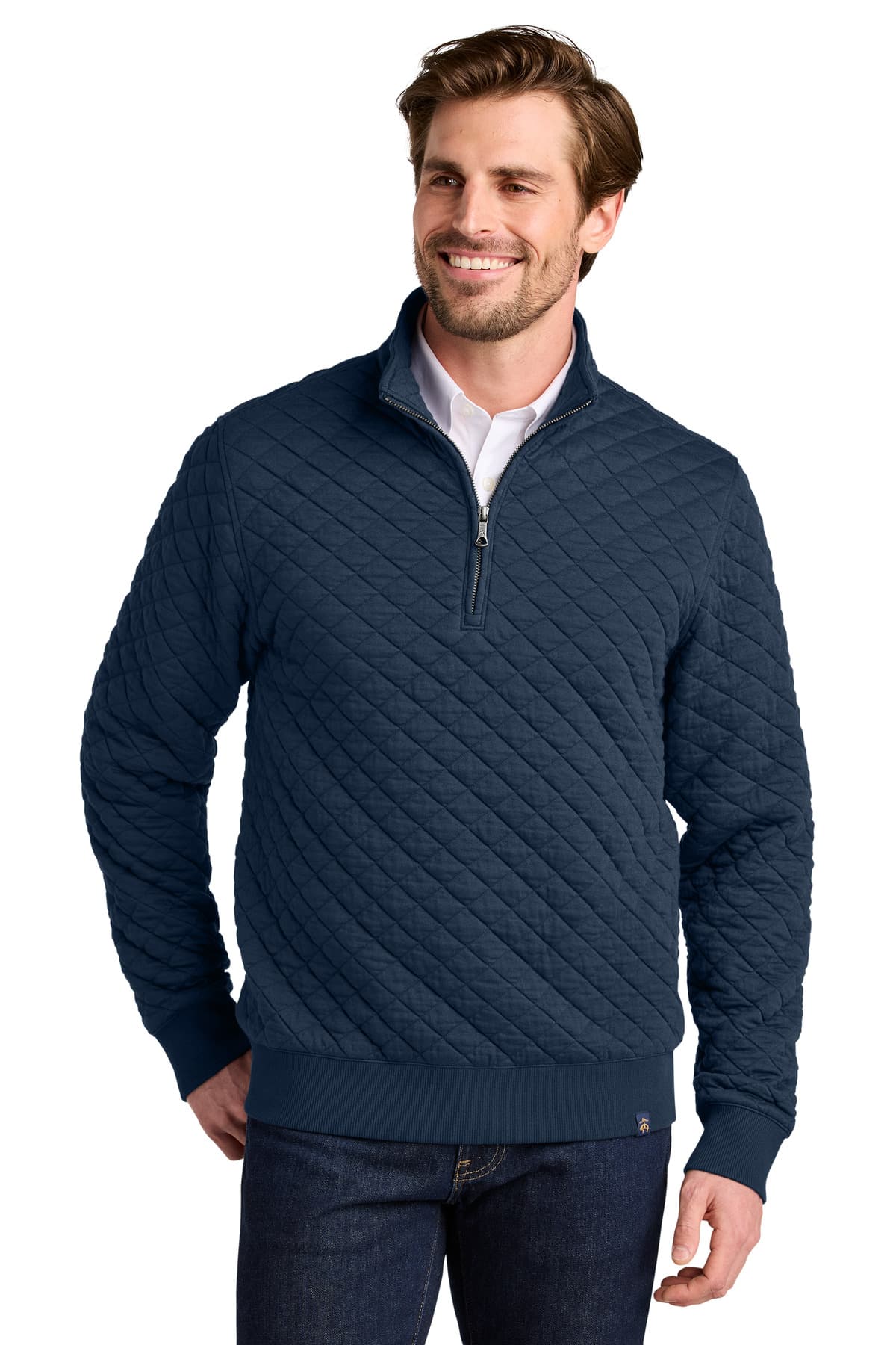 Brooks Brothers Brooks Brothers Diamond Quilt 1/4-Zip BB18212