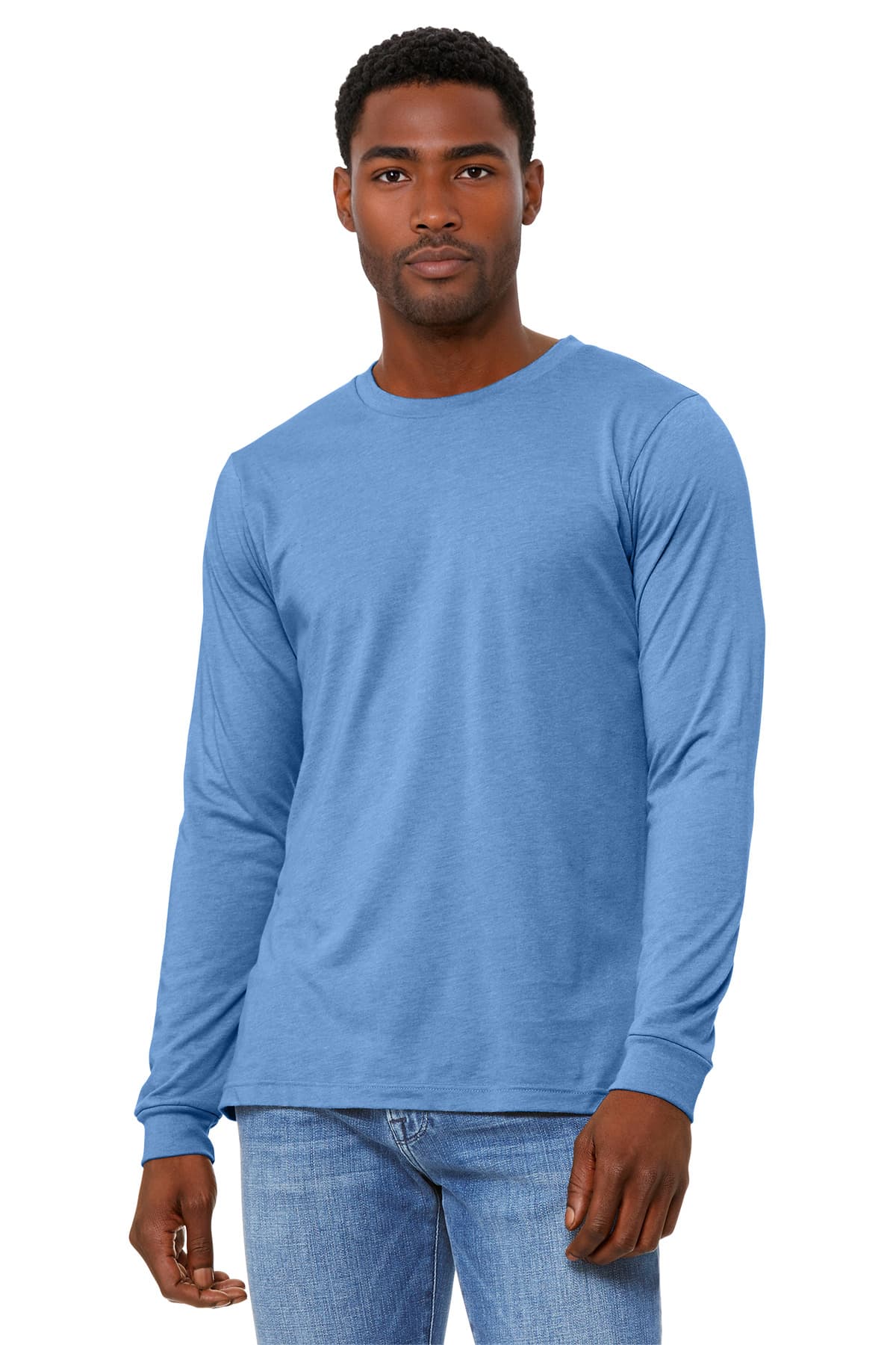 Bella + Canvas BELLA+CANVAS Unisex Heather CVC Long Sleeve Tee BC3501CVC