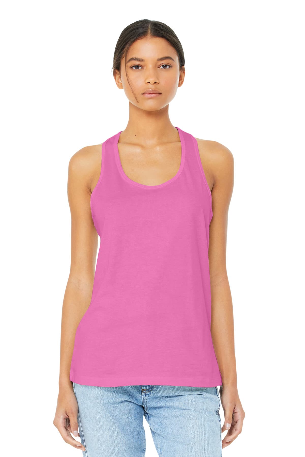 Bella + Canvas BELLA+CANVAS  Women's Jersey Racerback Tank. BC6008