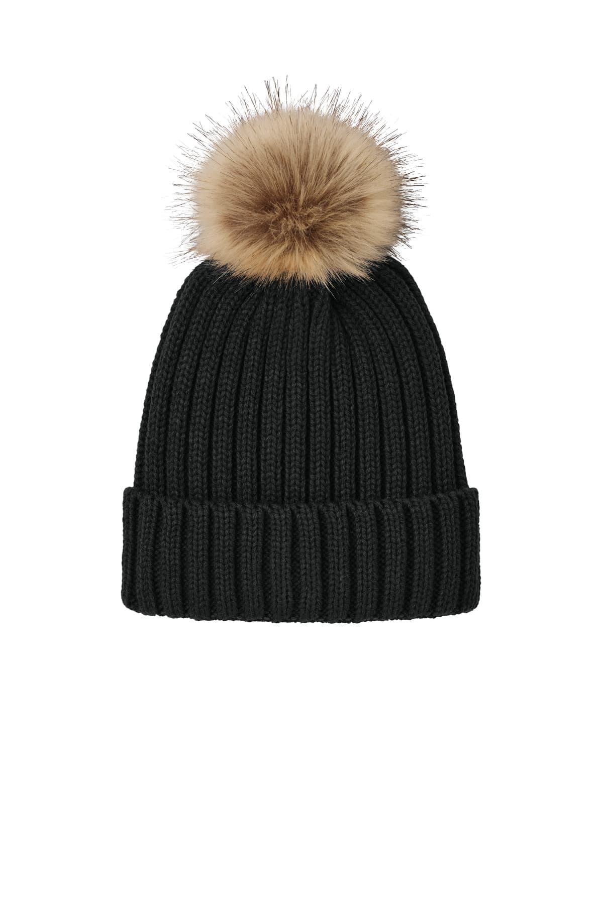 Port Authority Port Authority Faux Fur Pom Beanie C990