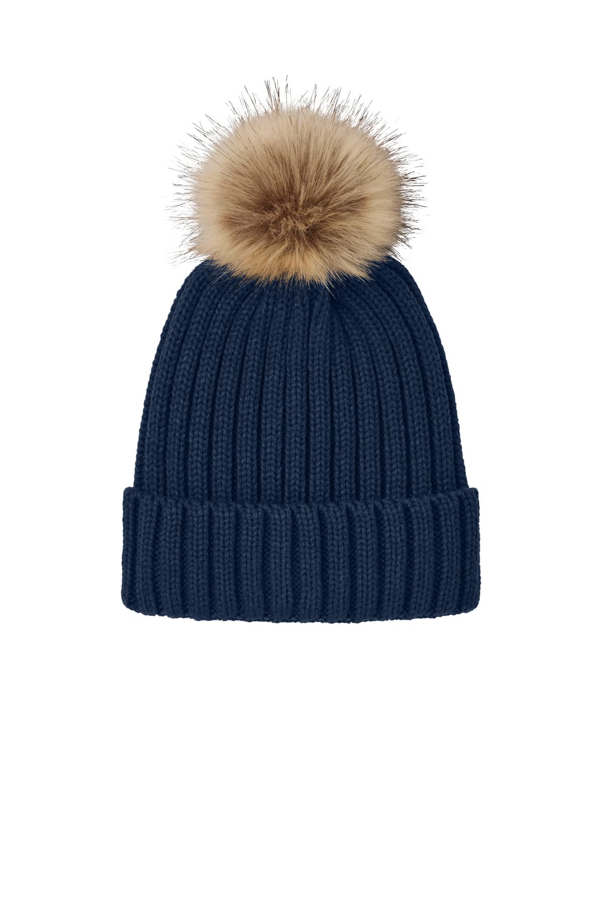 Port Authority Port Authority Faux Fur Pom Beanie C990