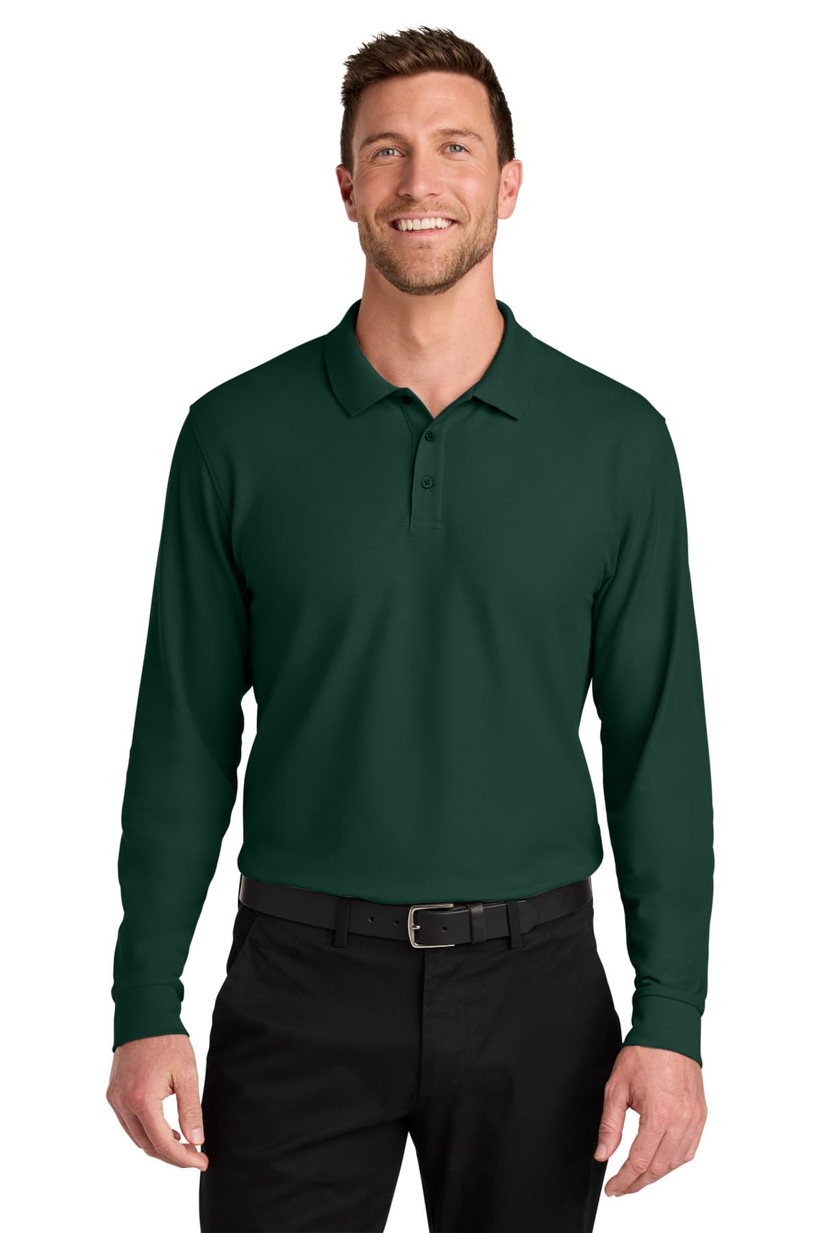 Port Authority Port Authority Wearever Signature Pique Long Sleeve Polo K200LS