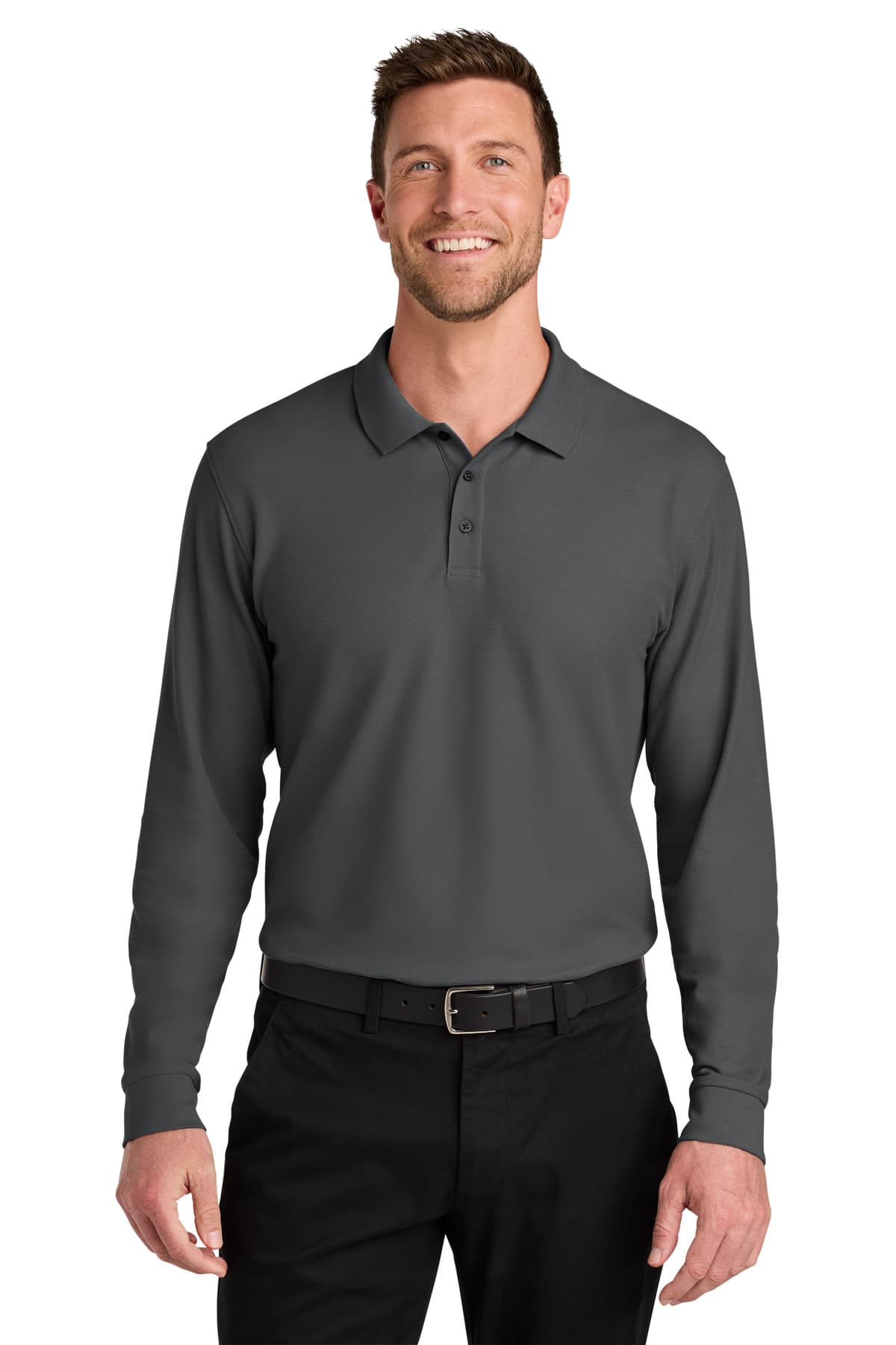 Port Authority Port Authority Wearever Signature Pique Long Sleeve Polo K200LS