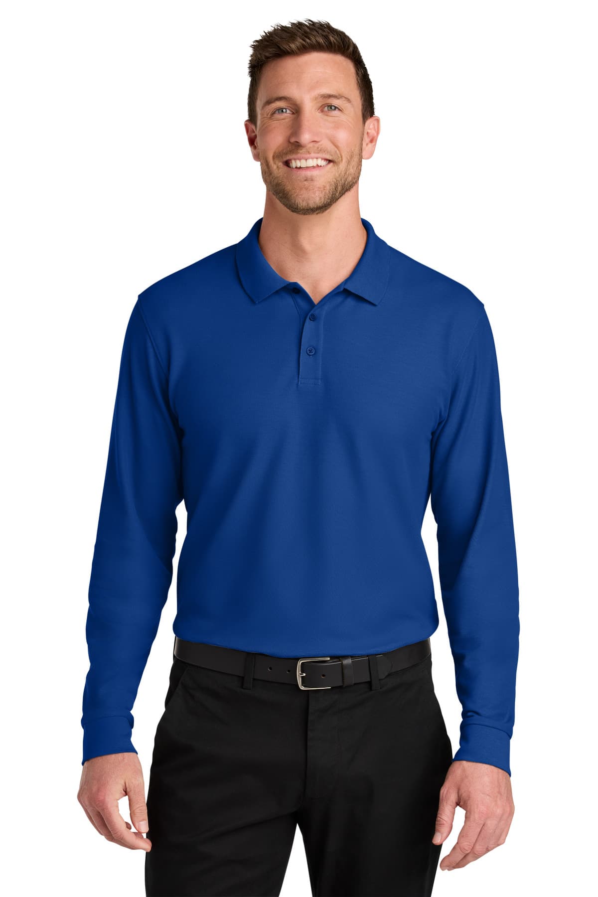 Port Authority Port Authority Wearever Signature Pique Long Sleeve Polo K200LS