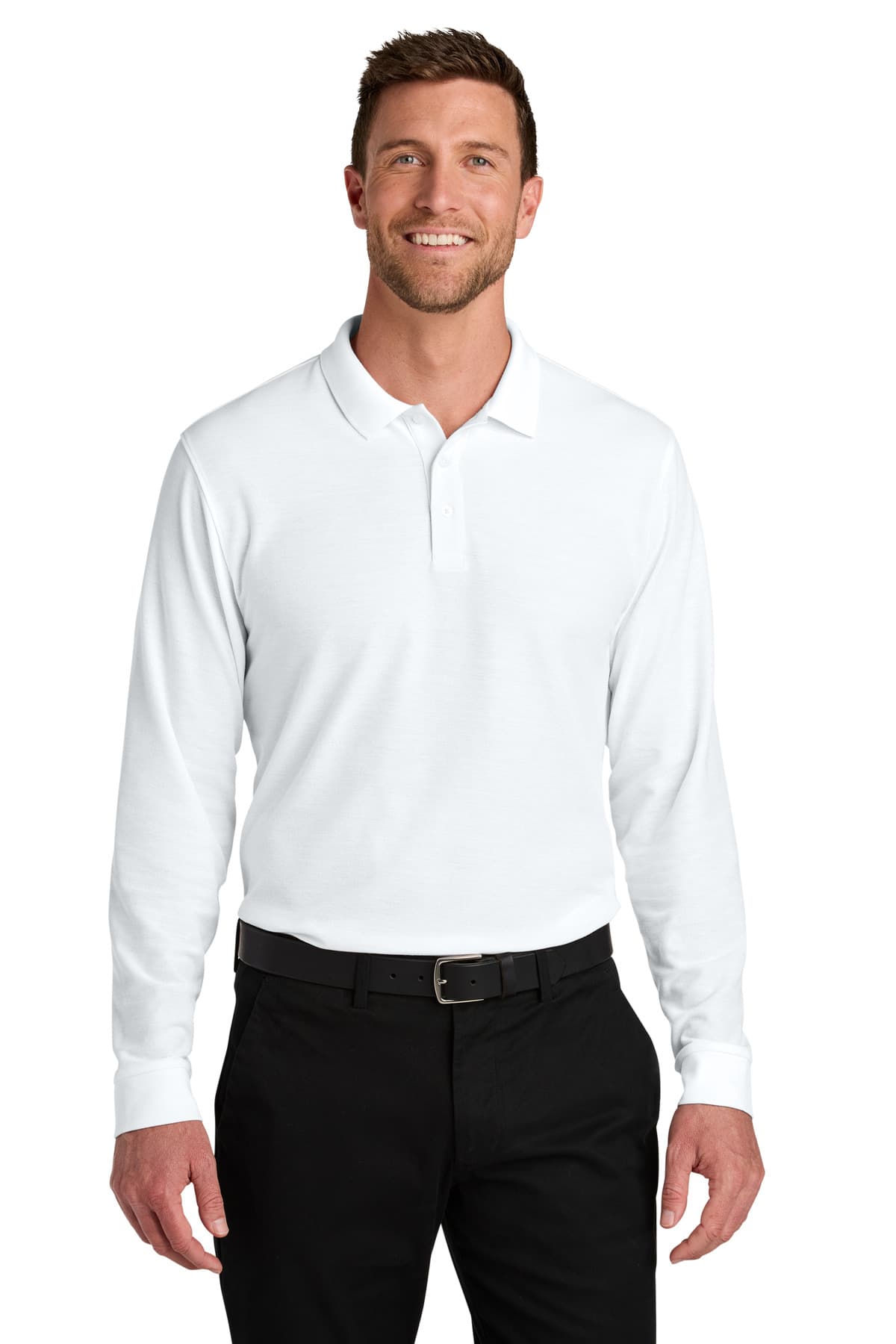 Port Authority Port Authority Wearever Signature Pique Long Sleeve Polo K200LS