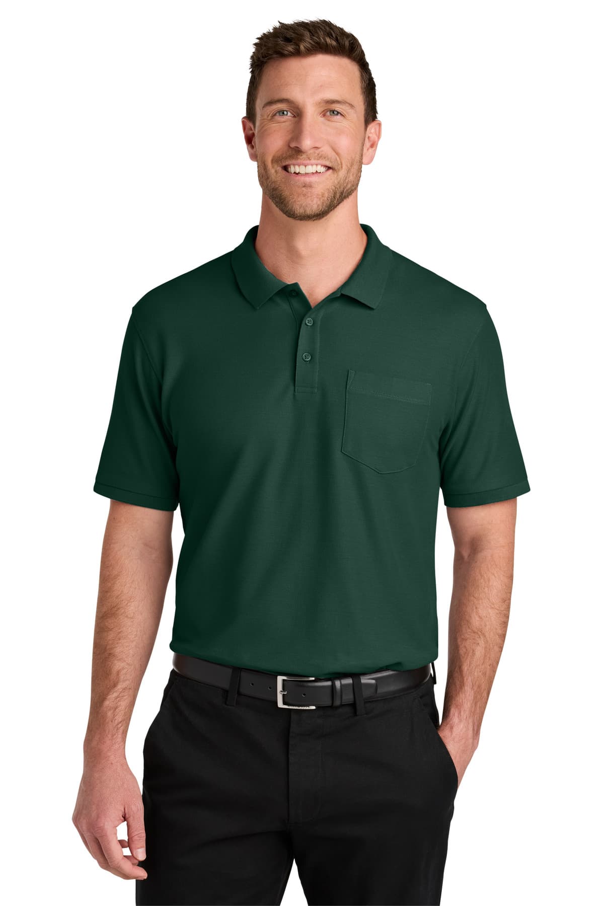 Port Authority Port Authority Wearever Signature Pique Pocket Polo K200P
