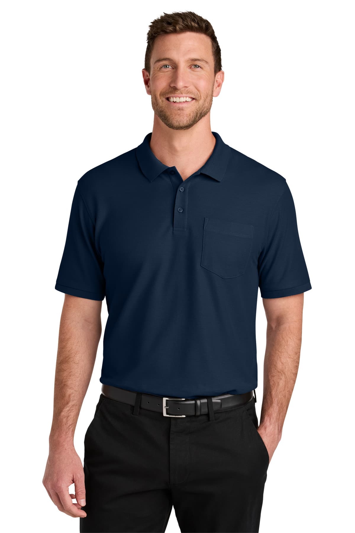 Port Authority Port Authority Wearever Signature Pique Pocket Polo K200P