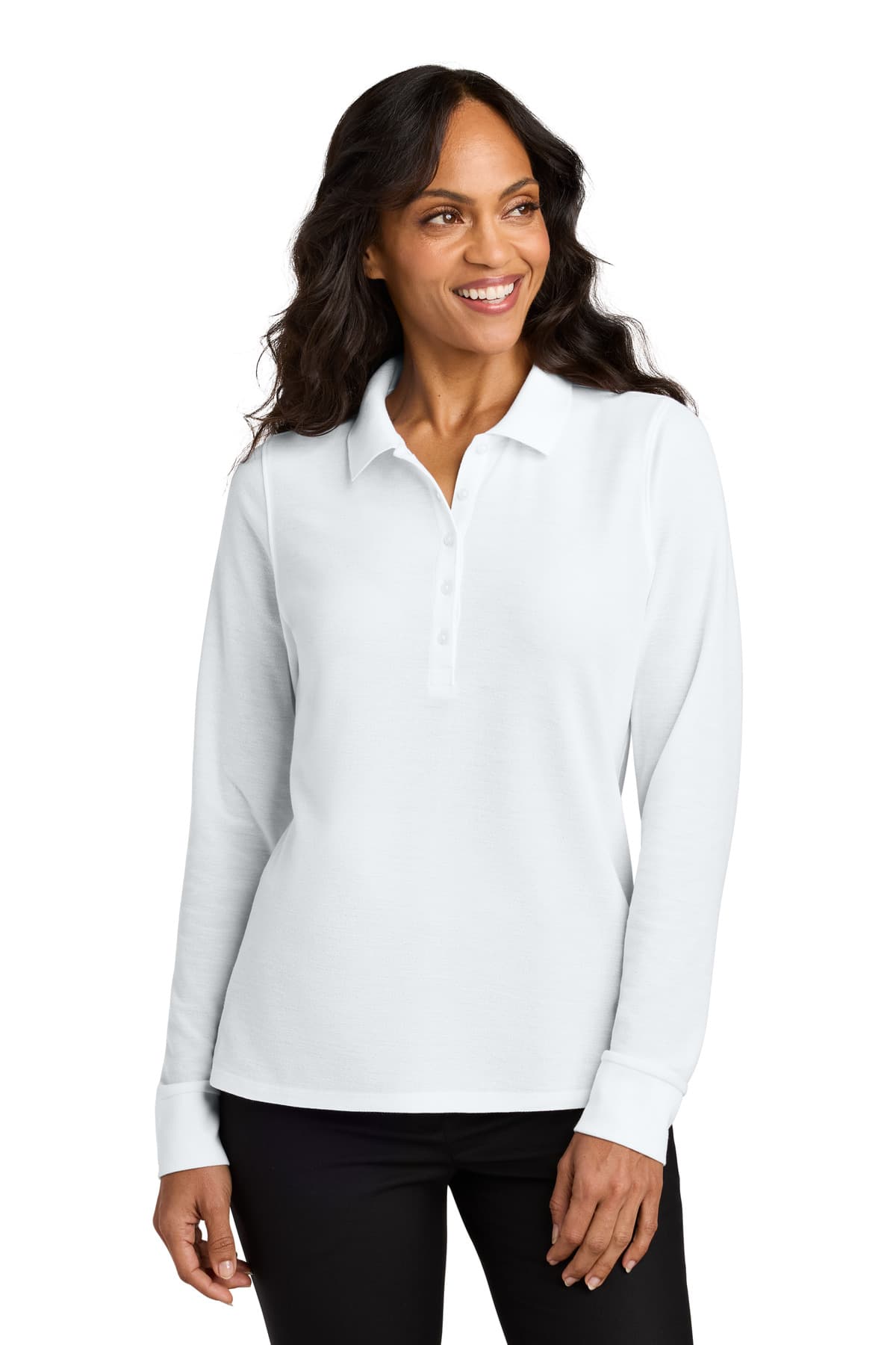 Port Authority Port Authority Women's Wearever Signature Pique Long Sleeve Polo LK200LS