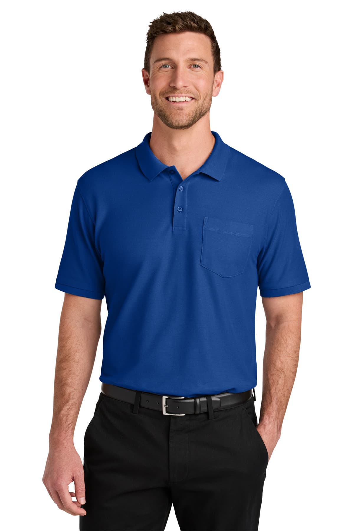 Port Authority Port Authority Tall Wearever Signature Pique Pocket Polo TLK200P