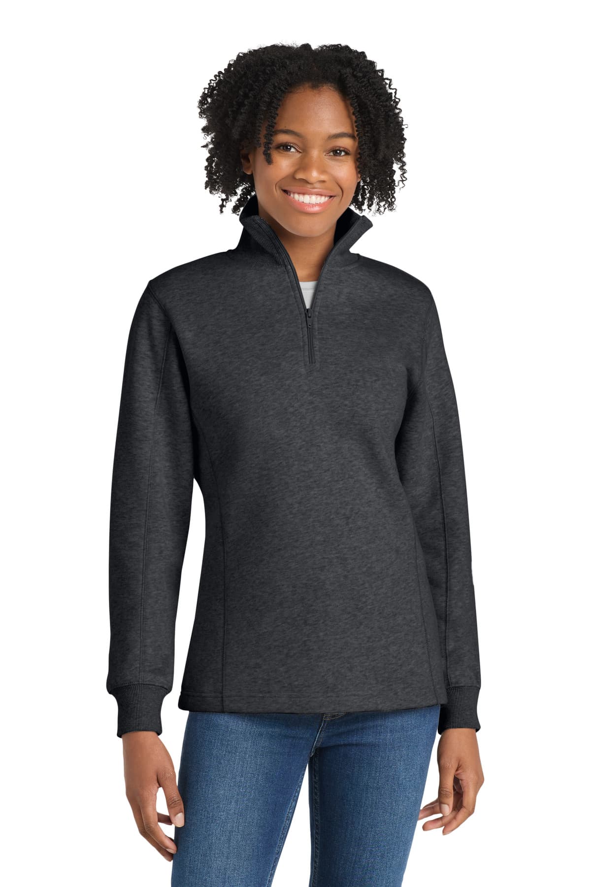 Sport-Tek Sport-Tek Women's 1/4-Zip Sweatshirt. LST253
