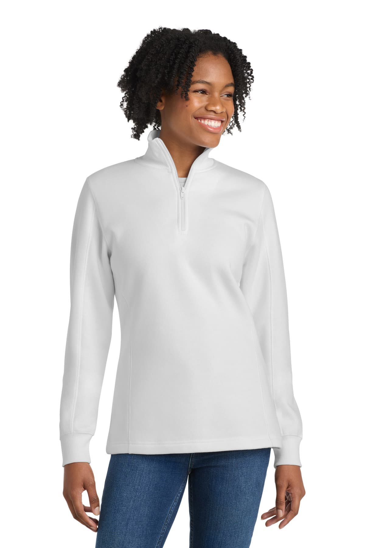 Sport-Tek Sport-Tek Women's 1/4-Zip Sweatshirt. LST253