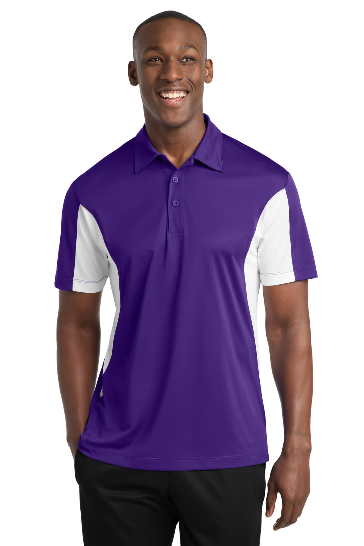 Sport-Tek Sport-Tek Side Blocked Micropique Sport-Wick Polo. ST655