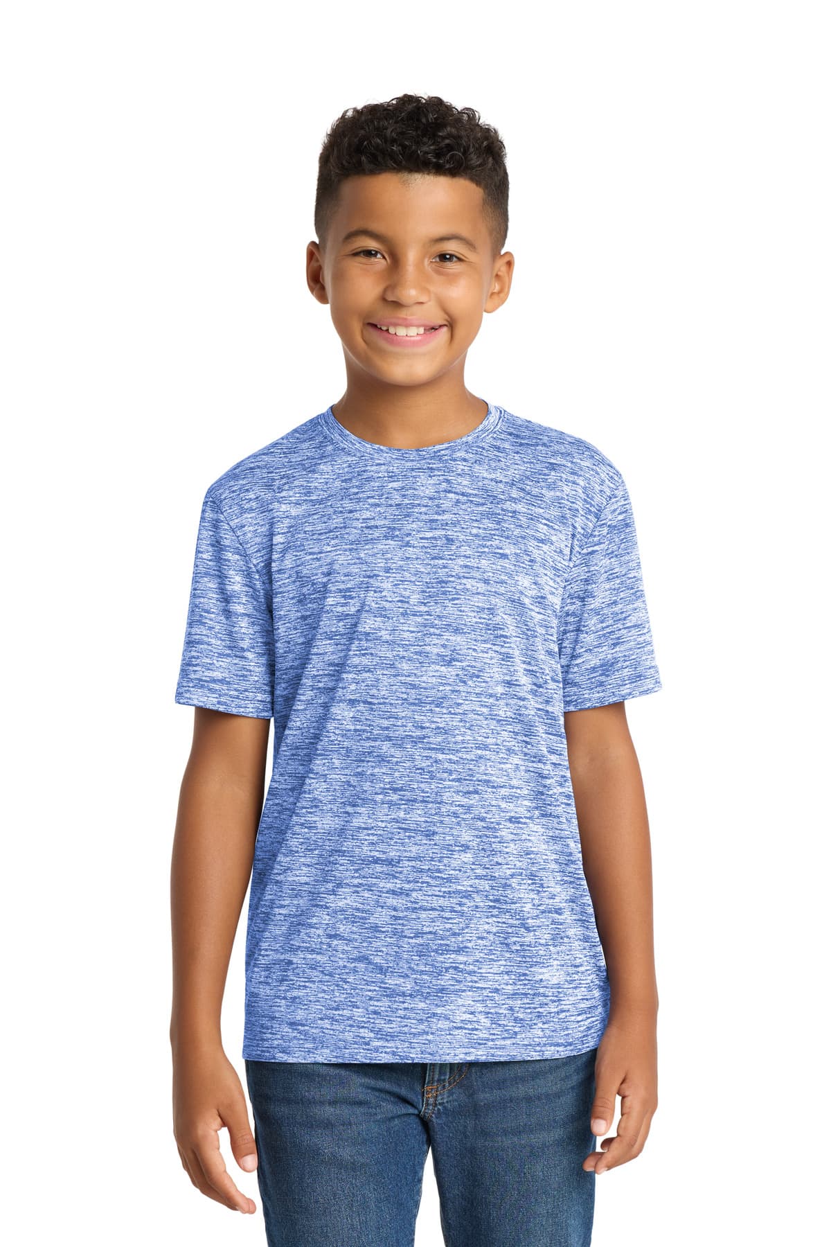 Sport-Tek Sport-Tek Youth PosiCharge Electric Heather Tee. YST390