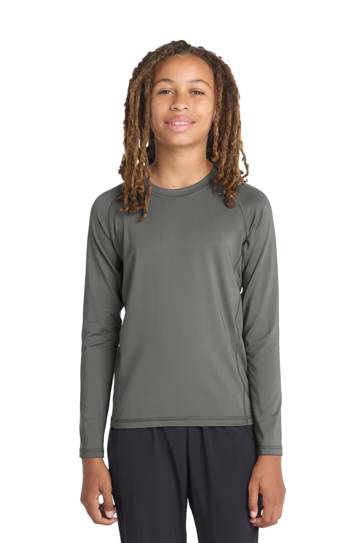Sport-Tek Sport-Tek  Youth Long Sleeve Rashguard Tee. YST470LS