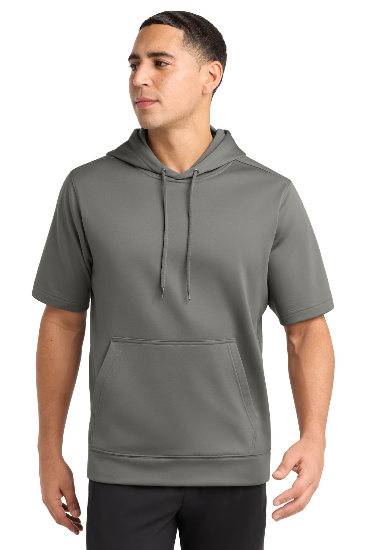 Sport-Tek Sport-Tek  Sport-Wick  Fleece Short Sleeve Hooded Pullover. ST251