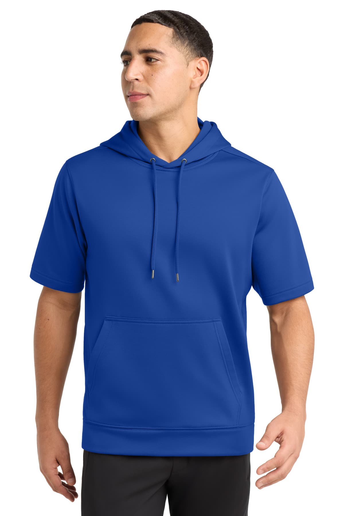 Sport-Tek Sport-Tek  Sport-Wick  Fleece Short Sleeve Hooded Pullover. ST251