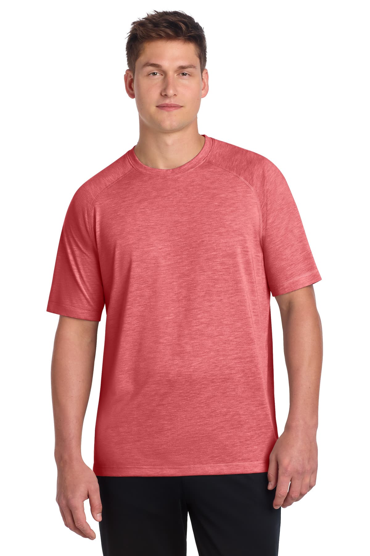 Sport-Tek Sport-Tek  PosiCharge  Tri-Blend Wicking Raglan Tee. ST400