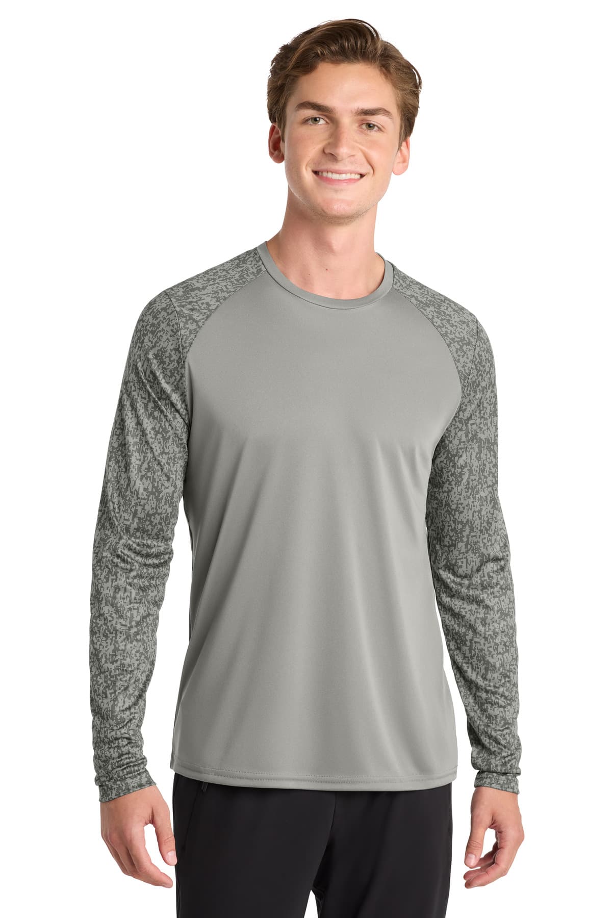 Sport-Tek Sport-Tek  Long Sleeve Digi Camo Tee. ST460LS