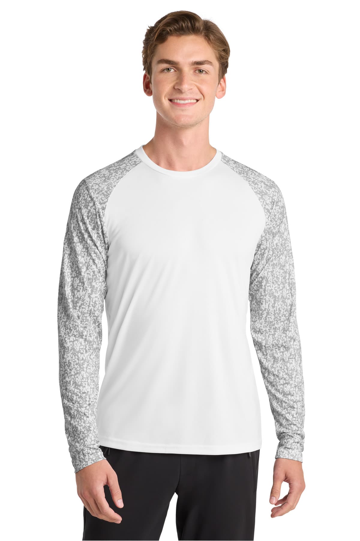 Sport-Tek Sport-Tek  Long Sleeve Digi Camo Tee. ST460LS