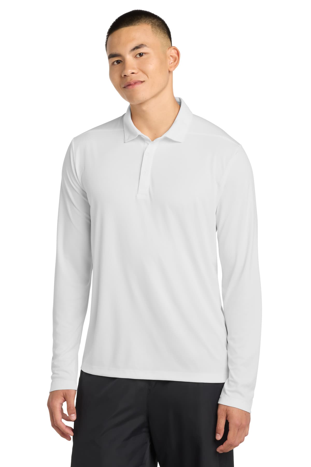 Sport-Tek Sport-Tek   Posi-UV  Pro Long Sleeve Polo. ST520LS