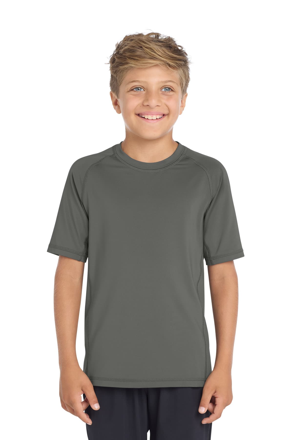 Sport-Tek Sport-Tek  Youth Rashguard Tee. YST470