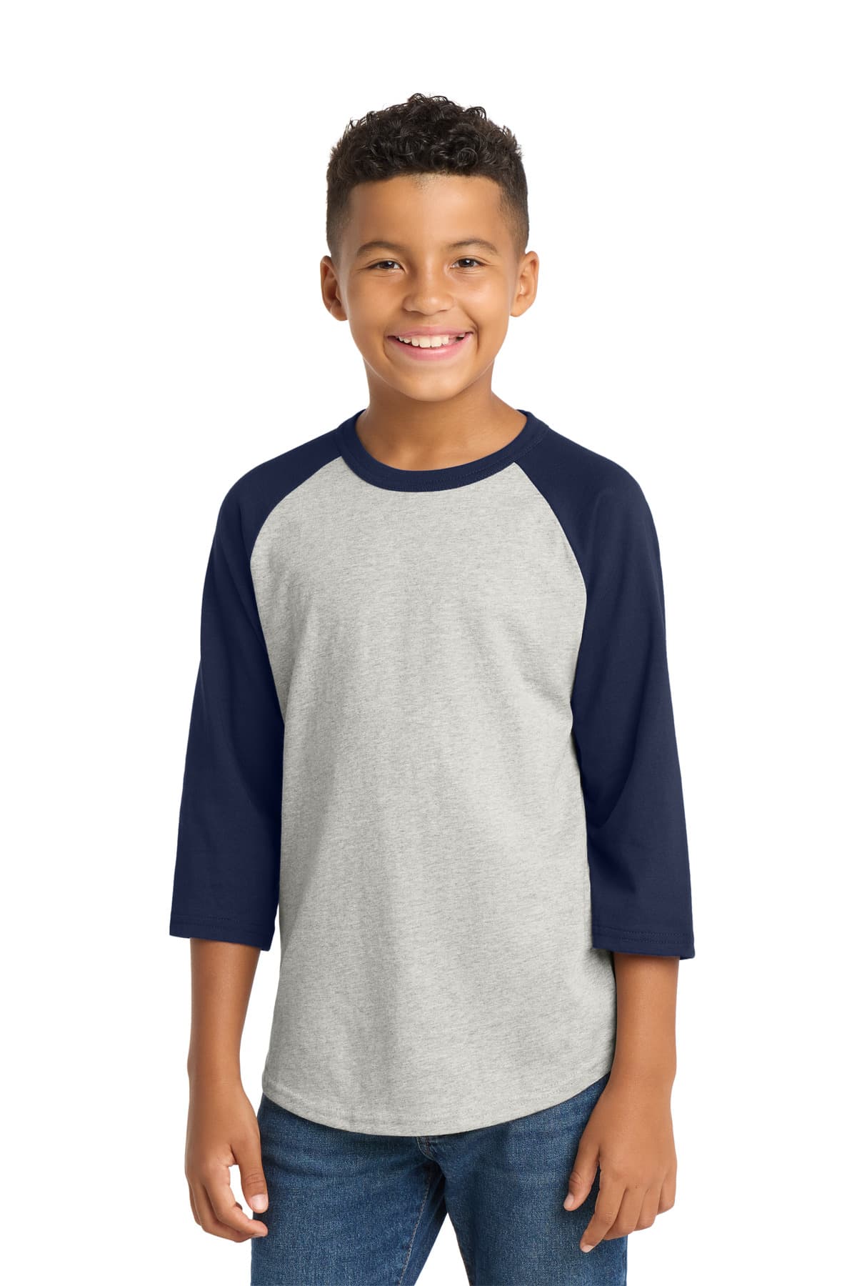 Sport-Tek Sport-Tek Youth Colorblock Raglan Jersey.  YT200