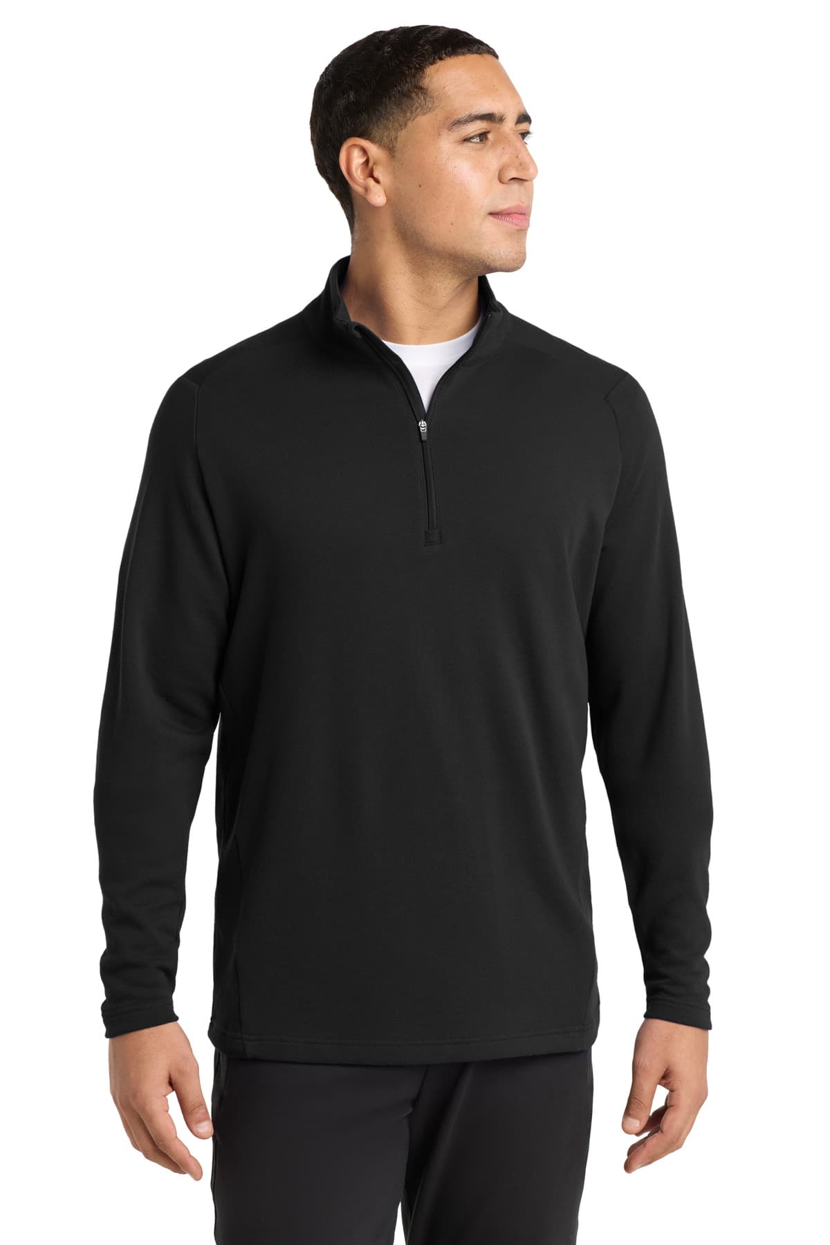 Sport-Tek Sport-Tek  Lightweight French Terry 1/4-Zip Pullover. ST273 in Black