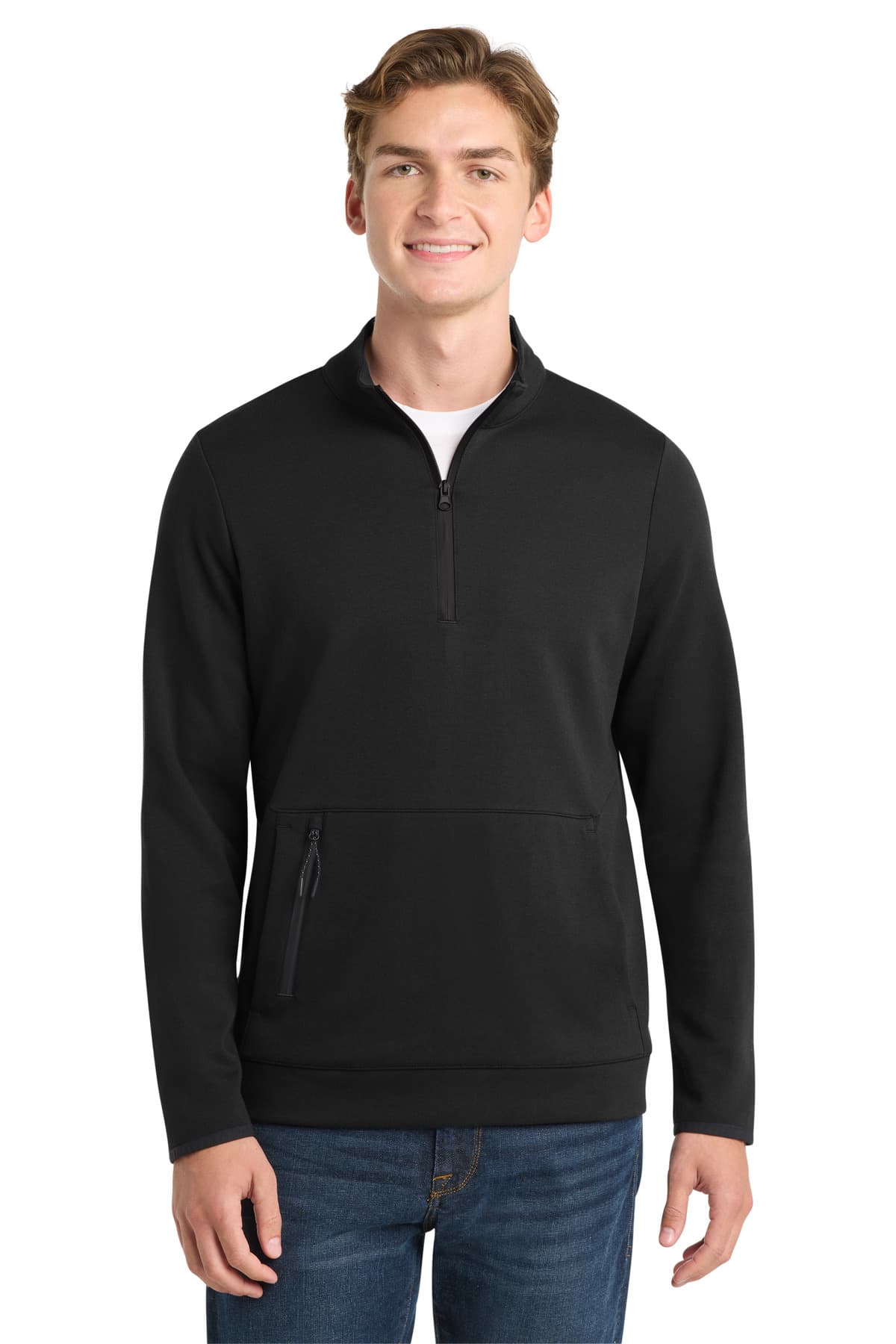 Sport-Tek Sport-Tek  Triumph 1/4-Zip Pullover ST281 in Black