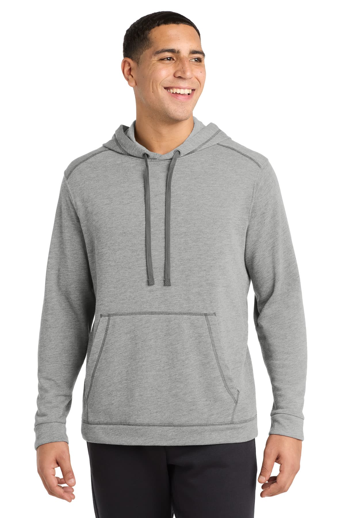 Sport-Tek Sport-Tek  PosiCharge  Tri-Blend Wicking Fleece Hooded Pullover. ST296