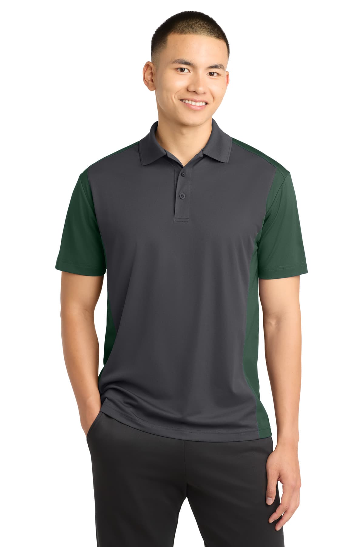 Sport-Tek Sport-Tek Colorblock Micropique Sport-Wick Polo. ST652