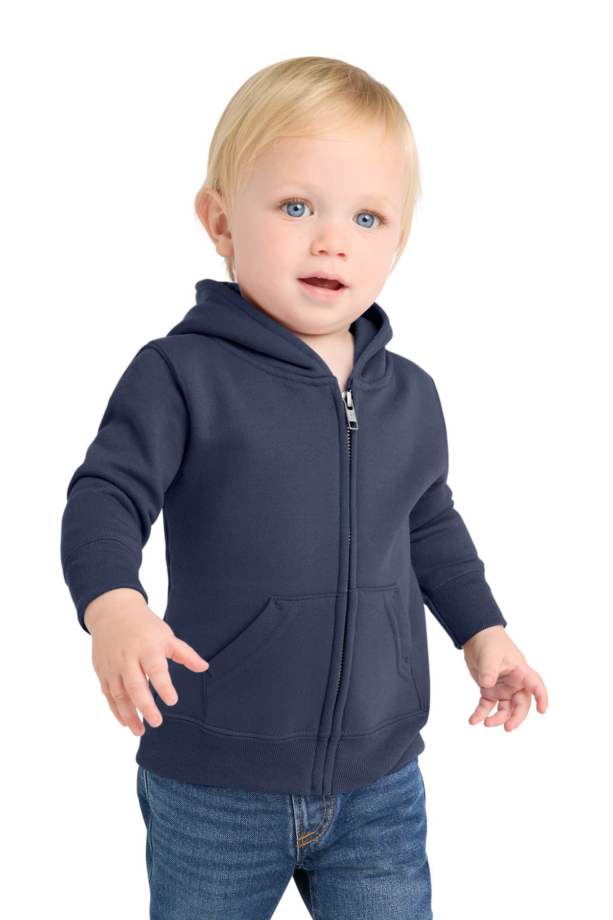 Port & Company Port & Co Infant Core Fleece Full-Zip Hooded Sweatshirt. CAR78IZH