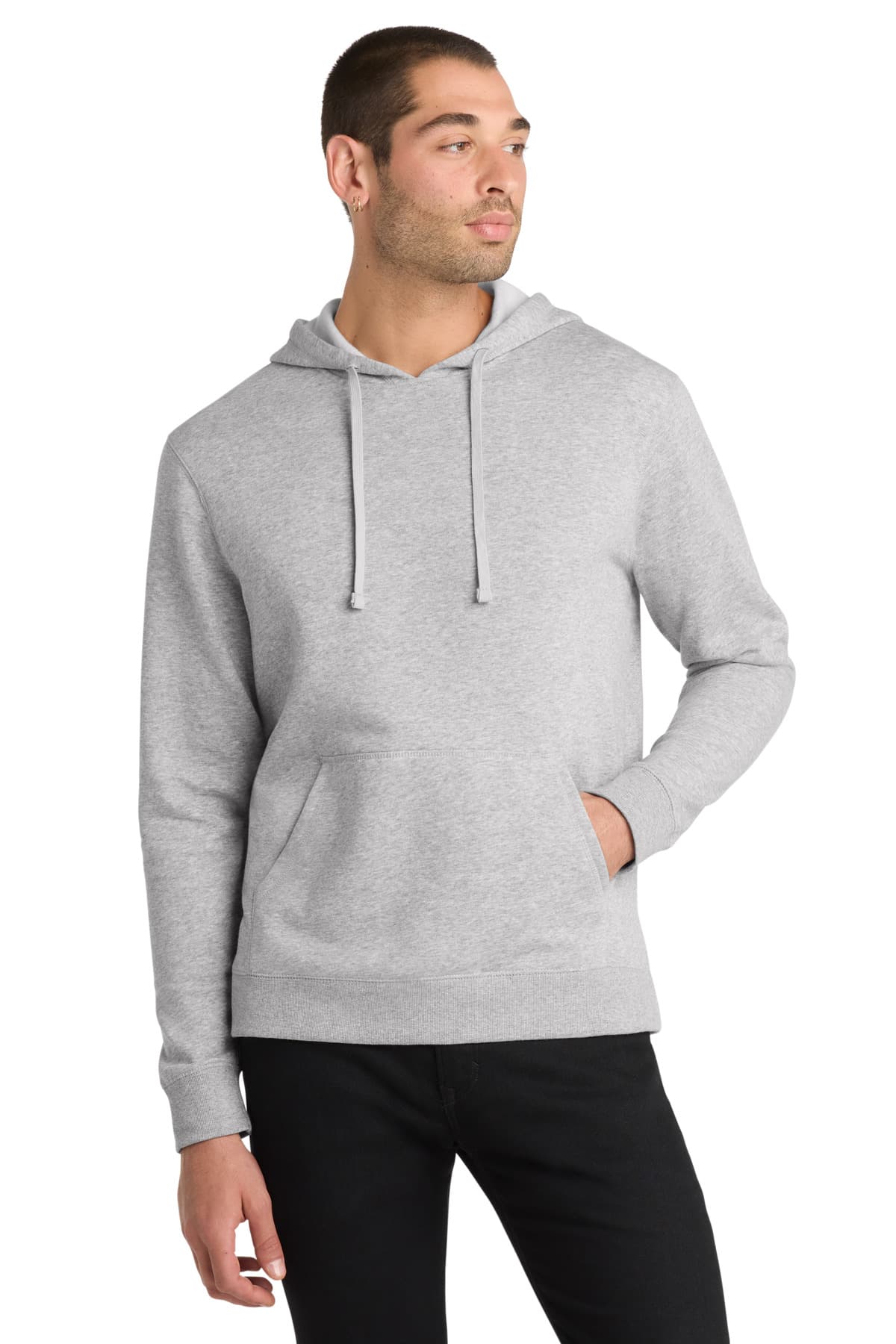 District District Lightweight Fleece Hoodie. DM391