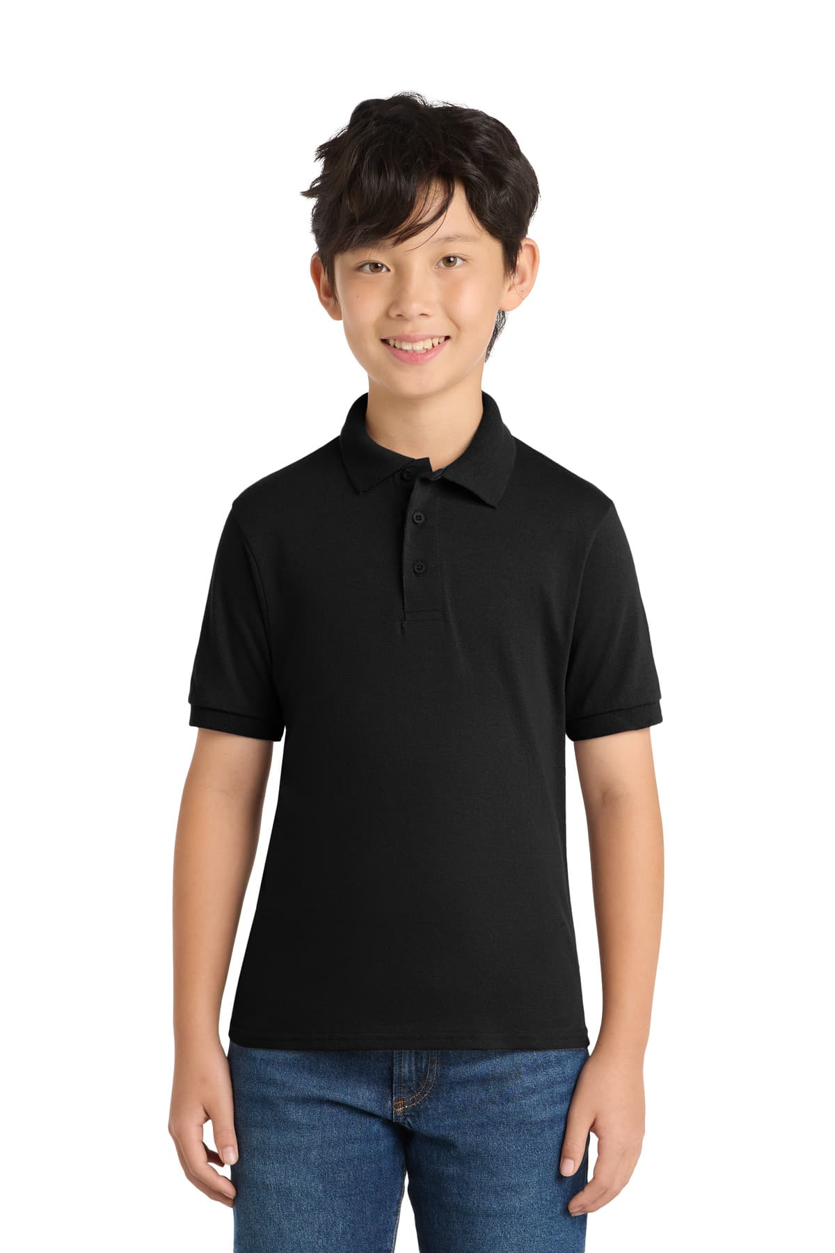 Port & Company Port & Co Youth Core Blend Jersey Knit Polo. KP55Y