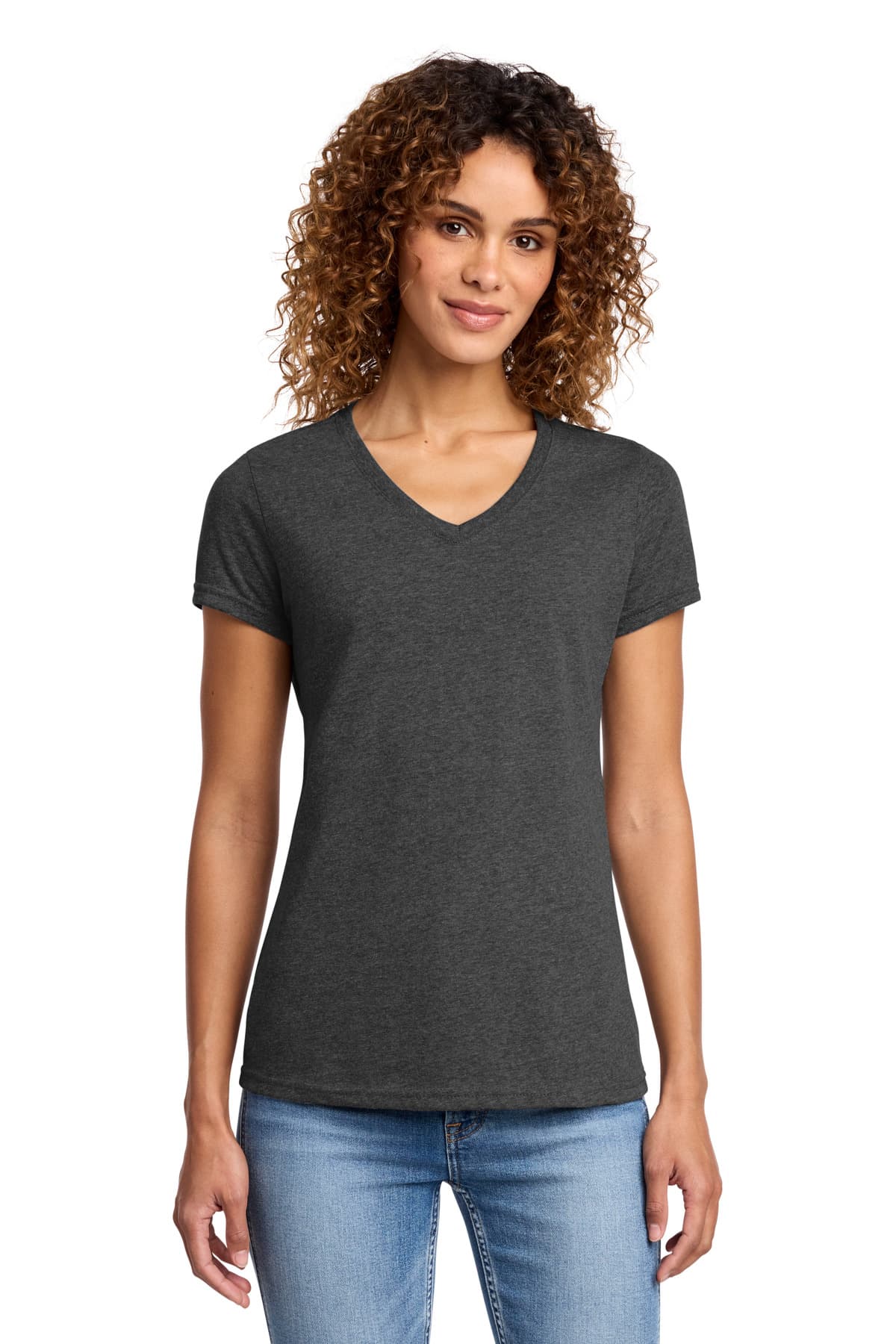 Port & Company Port & Co Women's Fan Favorite Blend V-Neck Tee. LPC455V