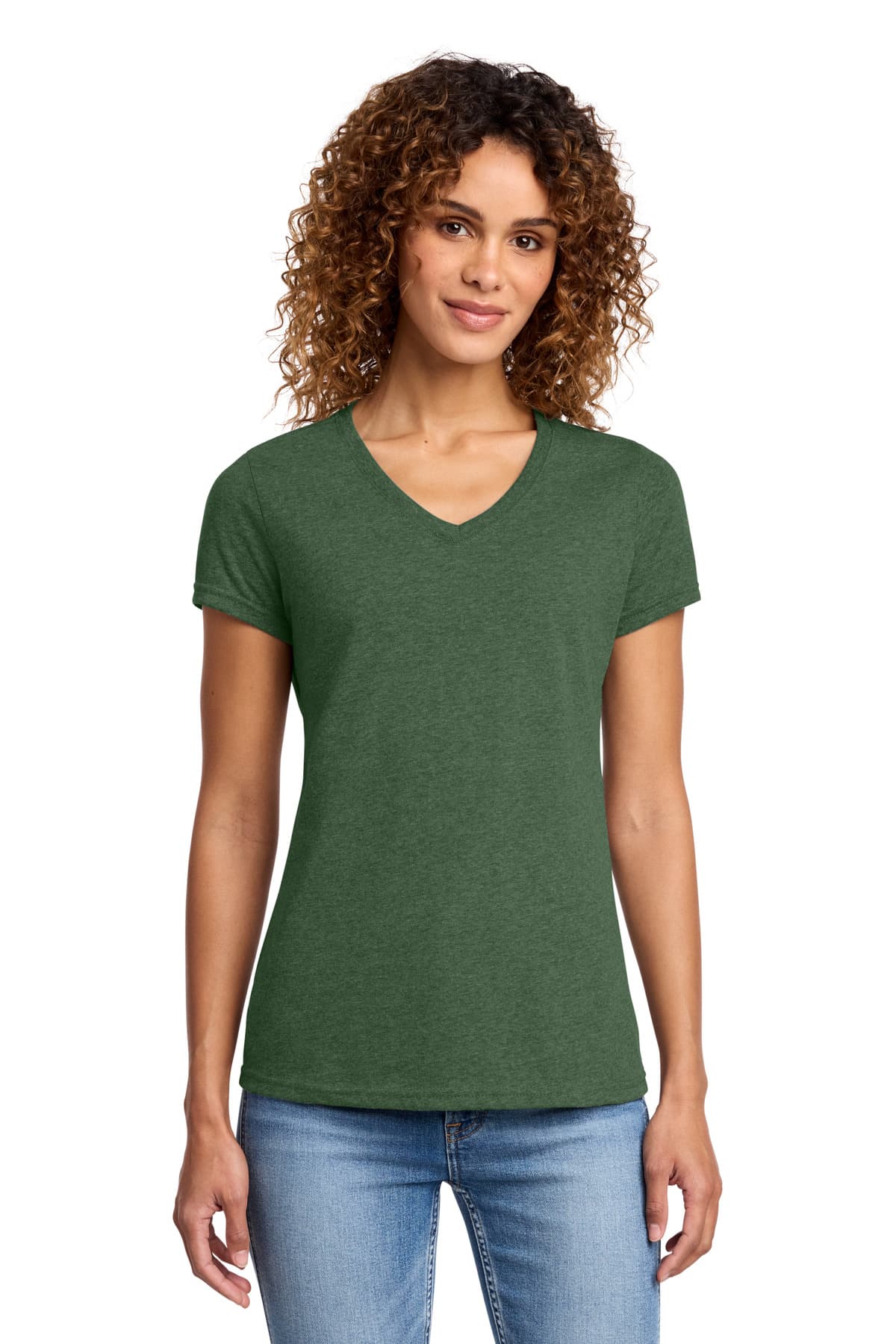 Port & Company Port & Co Women's Fan Favorite Blend V-Neck Tee. LPC455V