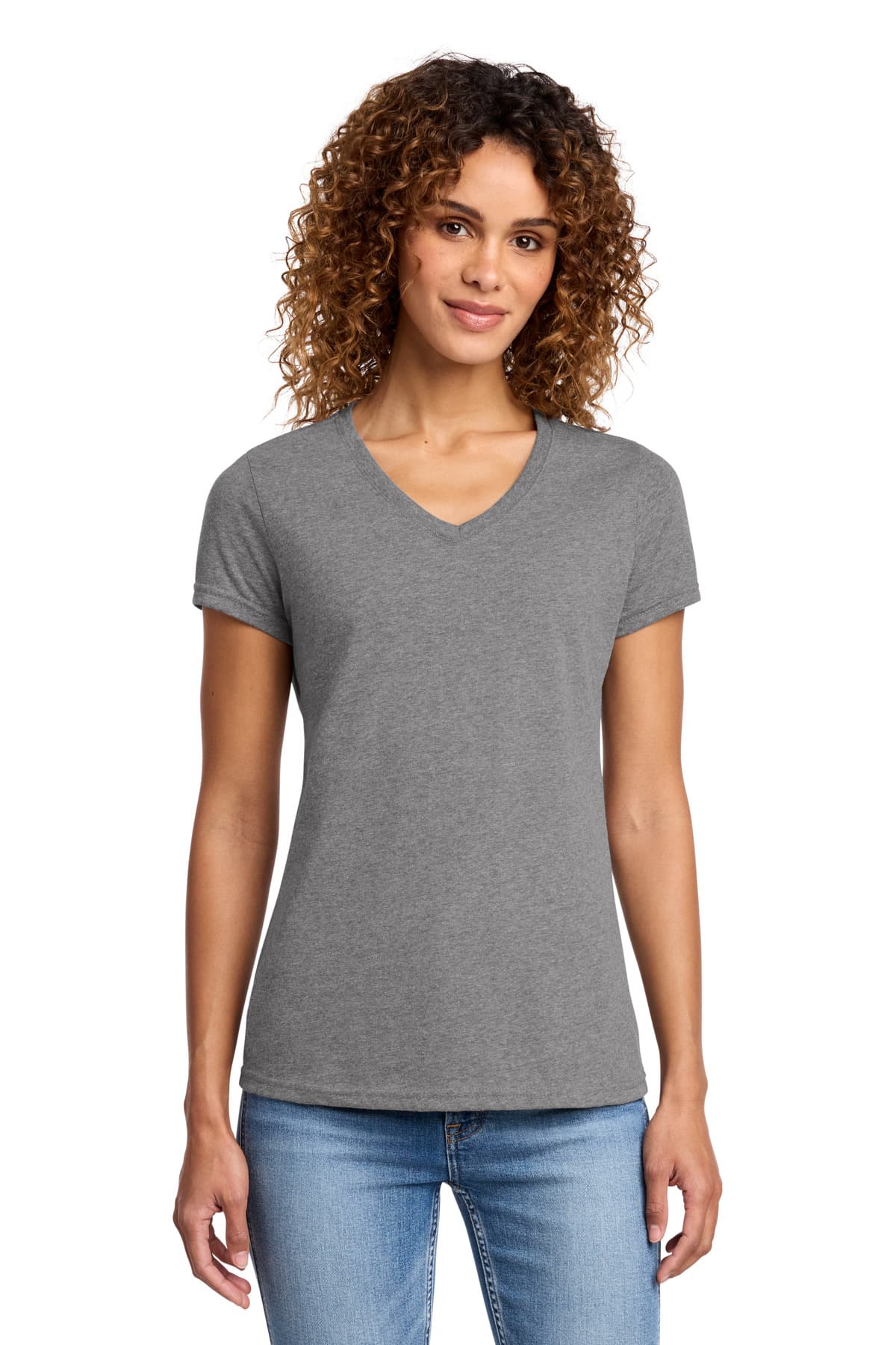 Port & Company Port & Co Women's Fan Favorite Blend V-Neck Tee. LPC455V