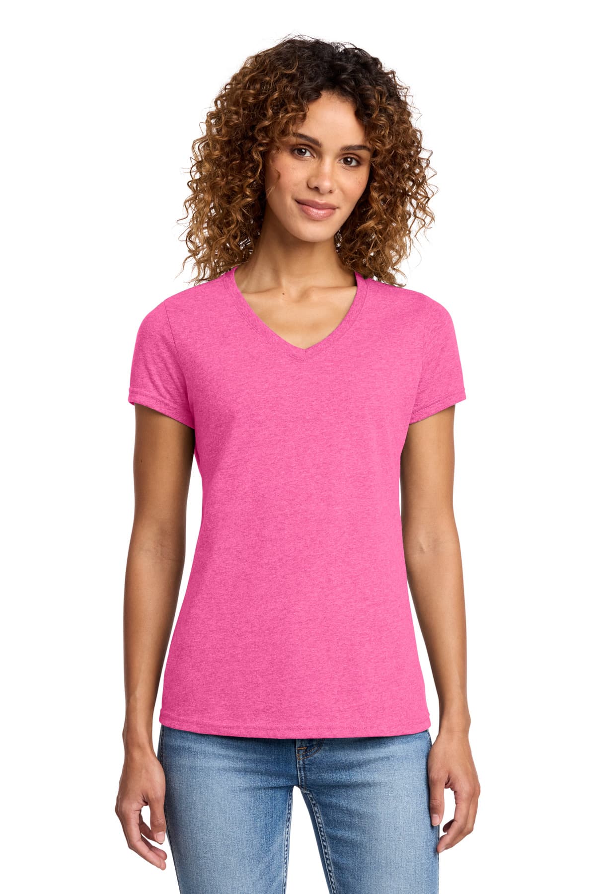 Port & Company Port & Co Women's Fan Favorite Blend V-Neck Tee. LPC455V