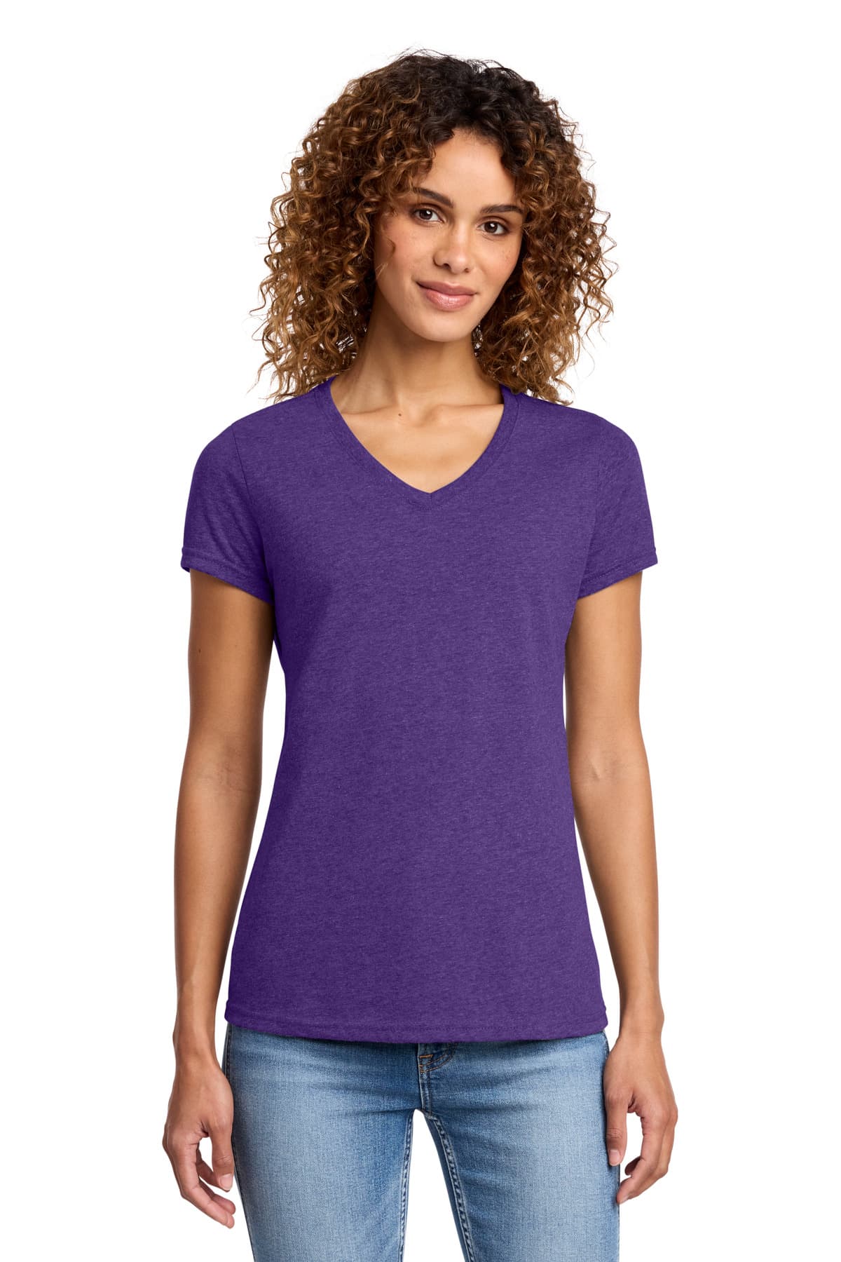 Port & Company Port & Co Women's Fan Favorite Blend V-Neck Tee. LPC455V