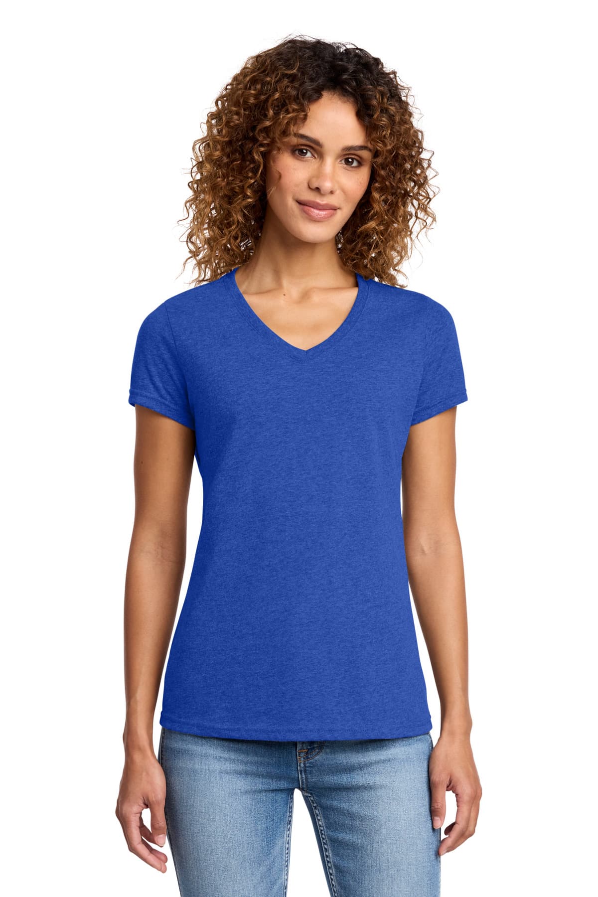 Port & Company Port & Co Women's Fan Favorite Blend V-Neck Tee. LPC455V